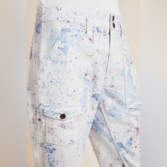 Anthropologie The Wanderer Water Color Cargo Pants - Picture 3 of 8